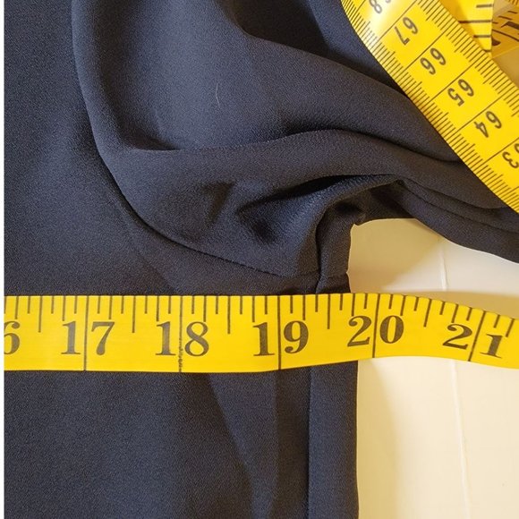 Banana Republic Blue Top Striped Button Down Shirt SP - Picture 9 of 10